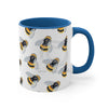 Bumble Bee Watercolor Pattern Art Accent Coffee Mug 11Oz