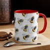Bumble Bee Watercolor Pattern Art Accent Coffee Mug 11Oz
