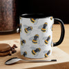 Bumble Bee Watercolor Pattern Art Accent Coffee Mug 11Oz
