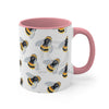 Bumble Bee Watercolor Pattern Art Accent Coffee Mug 11Oz
