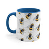 Bumble Bee Watercolor Pattern Art Accent Coffee Mug 11Oz