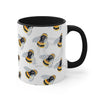 Bumble Bee Watercolor Pattern Art Accent Coffee Mug 11Oz