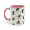 Bumble Bee Watercolor Pattern Art Accent Coffee Mug 11Oz