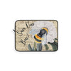 Bumble Bee White Peony Music Art Laptop Sleeve 12