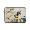 Bumble Bee White Peony Music Art Laptop Sleeve 13