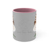 Burrowing Owl Art Accent Coffee Mug 11Oz Pink /