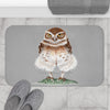 Burrowing Owl Art Bath Mat Home Decor