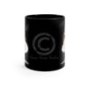 Burrowing Owl Art Black Mug 11Oz Mug