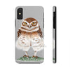 Burrowing Owl Art Case Mate Tough Phone Cases Iphone X