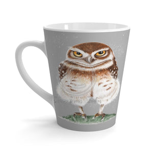 Burrowing Owl Art Latte Mug 12Oz Mug