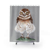 Burrowing Owl Art Shower Curtain 71 × 74 Home Decor