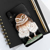 Burrowing Owl Black Art Case Mate Tough Phone Cases