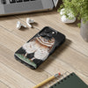 Burrowing Owl Black Art Case Mate Tough Phone Cases