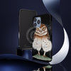 Burrowing Owl Black Art Case Mate Tough Phone Cases
