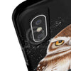 Burrowing Owl Black Art Case Mate Tough Phone Cases