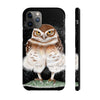 Burrowing Owl Black Art Case Mate Tough Phone Cases Iphone 11 Pro