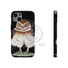Burrowing Owl Black Art Case Mate Tough Phone Cases Iphone 13