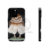 Burrowing Owl Black Art Case Mate Tough Phone Cases Iphone 13 Pro