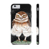 Burrowing Owl Black Art Case Mate Tough Phone Cases Iphone 6/6S Plus