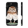 Burrowing Owl Black Art Case Mate Tough Phone Cases Iphone 7 Plus 8