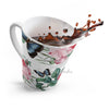 Butterflies And Rose Floral Vintage Style Art Latte Mug Mug