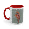 Canadian Birds Series: Red Cardinal Art Accent Coffee Mug 11Oz