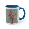 Canadian Birds Series: Red Cardinal Art Accent Coffee Mug 11Oz