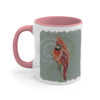Canadian Birds Series: Red Cardinal Art Accent Coffee Mug 11Oz