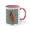 Canadian Birds Series: Red Cardinal Art Accent Coffee Mug 11Oz