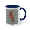 Canadian Birds Series: Red Cardinal Art Accent Coffee Mug 11Oz