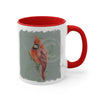 Canadian Birds Series: Red Cardinal Art Accent Coffee Mug 11Oz