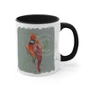 Canadian Birds Series: Red Cardinal Art Accent Coffee Mug 11Oz