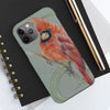 Canadian Birds Series: Red Cardinal Art Case Mate Tough Phone Cases