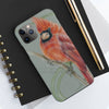 Canadian Birds Series: Red Cardinal Art Case Mate Tough Phone Cases