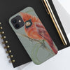 Canadian Birds Series: Red Cardinal Art Case Mate Tough Phone Cases