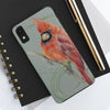 Canadian Birds Series: Red Cardinal Art Case Mate Tough Phone Cases