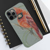 Canadian Birds Series: Red Cardinal Art Case Mate Tough Phone Cases