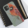 Canadian Birds Series: Red Cardinal Art Case Mate Tough Phone Cases