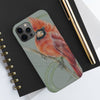 Canadian Birds Series: Red Cardinal Art Case Mate Tough Phone Cases