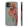 Canadian Birds Series: Red Cardinal Art Case Mate Tough Phone Cases Iphone 11