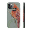 Canadian Birds Series: Red Cardinal Art Case Mate Tough Phone Cases Iphone 11 Pro