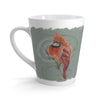 Canadian Birds Series: Red Cardinal Art Latte Mug 12Oz Mug