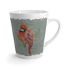 Canadian Birds Series: Red Cardinal Art Latte Mug Mug