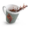 Canadian Birds Series: Red Cardinal Art Latte Mug Mug
