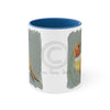 Canadian Birds Series: Rufous Hummingbird Art Accent Coffee Mug 11Oz Blue /