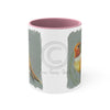 Canadian Birds Series: Rufous Hummingbird Art Accent Coffee Mug 11Oz Pink /