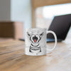 Cat Kitten Roar Ink Art Mug 11Oz