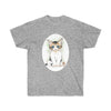 Cute Calico Kitten Cat Cameo Watercolor Art Ultra Cotton Tee