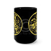 Celtic Hounds Black Mug 15Oz