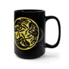 Celtic Hounds Black Mug 15Oz